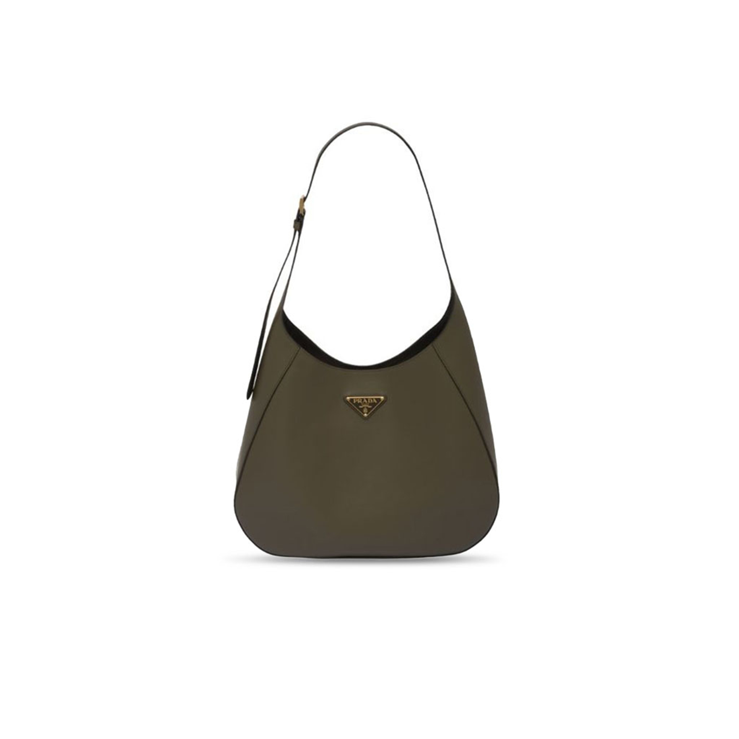 PRADA CITY MEDIUM LEATHER SHOULDER BAG IN BLACK 1BC181 (40*30*9cm)